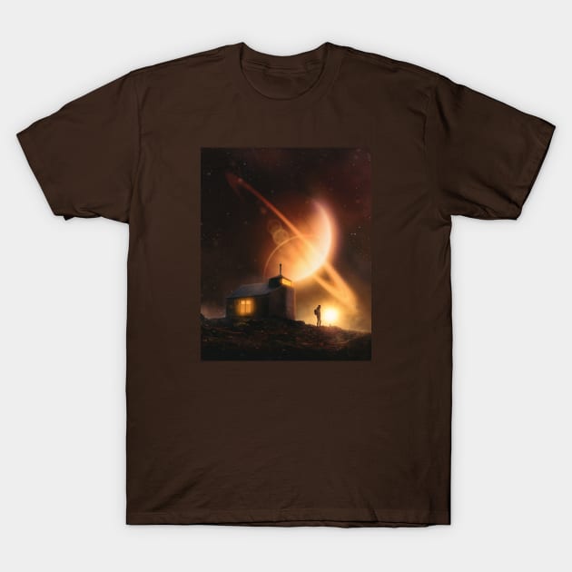 Saturn guy 2 T-Shirt by circlestances